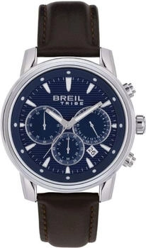Breil Caliber Men One Size dark blue/dark brown/silver