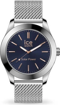 Ice Watch Ice Steel Solar M silver dark blue