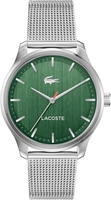 Lacoste Quarzuhr "Lisbon" Armbanduhr, Herrenuhr, Edelstahlarmband, analog