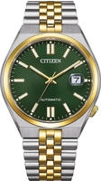 Citizen NK0024-54X Herren-Armbanduhr Automatik Tsuyosa 60 Bicolor/Gr&uuml;n