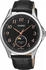 Leder, schwarz, silberfarben: Casio Timeless Collection MTP-M110
