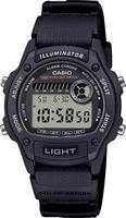 Casio W-220H-1AVEF, Casio W-220 47.3mm 10atm Quartz Digital Watch Schwarz Black...