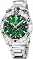 Festina F20743/2 Herrenuhr Bullhead Gr&uuml;n mit Stahlband