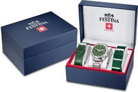 Festina Quarzuhr "Field Watches" Armbanduhr, Herrenuhr, Swiss Made, Edelstahlarmband