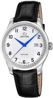 Jaguar Quarzuhr "Essentia" Armbanduhr, Herrenuhr, Swiss Made, Lederarmband,...