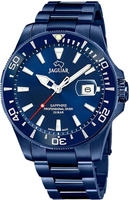 Jaguar Quarzuhr "Diver" Armbanduhr, Herrenuhr, Swiss Made, Edelstahlarmband, analog,