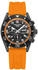orange, schwarz, Silikon: Swiss Alpine Military Raptor Chronograph 7029