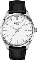 Tissot T1504101601100 Herrenuhr Quarz PR 100 40 mm Leder Schwarz