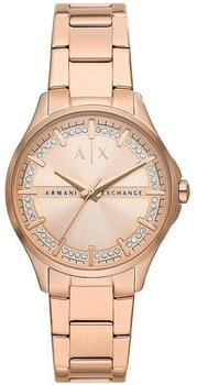 Armani Exchange AX5264 Women's Lady Hampton Rose Gold-Tone Stainless Steel Watch
