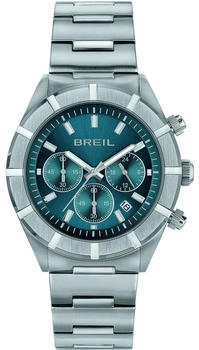 Breil B12H TW2022 Men's Chronograph Watch - Blue Dial, 42mm Steel Bracelet