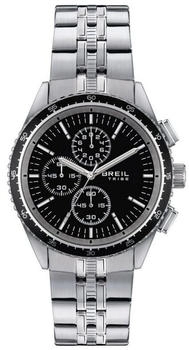 Breil Net EW0634 Men's Chronograph Watch - 42mm Black Dial, Stainless Steel Bracelet