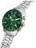 Philip Watch Blaze R8273995019 Men's Chronograph Watch - Stainless Steel, Green Dial