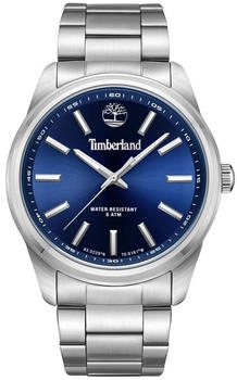 Timberland Northbridge TDWGG0010805 Men's 45mm Blue Dial Quartz Watch - Silver Stainless Steel Bracelet