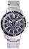 Armani Exchange AX1959 Men's Chronograph Watch - Gunmetal Stainless Steel Bracelet, Black Dial