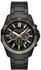 Armani Exchange AX1963 Men's Chronograph Watch - Black Stainless Steel Bracelet, Black Dial