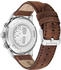 Timberland Parkman TDWGF0029002 Men's 44mm Black Dial Quartz Watch - Brown Leather Strap