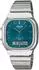Edelstahl, silberfarben, türkis: Casio AQ-240E