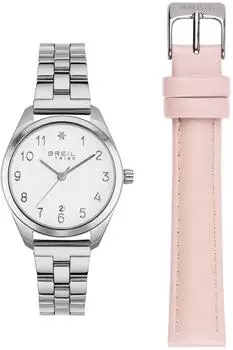 Breil Time of Love EW0699 Women's Watch - White Dial, Lilac Leather Strap