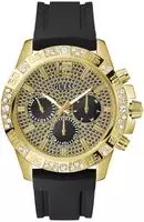 Guess Herren Uhr Armbanduhr Majestic GW0909G2 Silikon - Gold