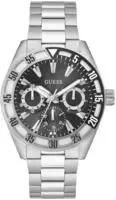 Guess Letterman GW0904G1 Herrenuhr - Silber