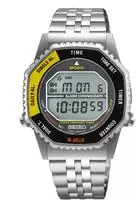 Seiko SMGG17P1 Armbanduhr Digital-Chronograph Rotocall Schwarz/Gelb