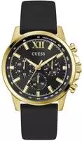 Guess Armbanduhr Herren Walker Multifunktion Gold Schwarz GW0913G2 - Gold