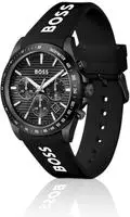 BOSS Chronograph "STRIKE CHRONO" Quarzuhr, Armbanduhr, Herrenuhr, Silikonarmband,