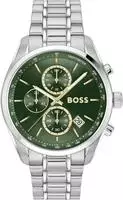 BOSS Quarzuhr "GRAND PRIX 44" Armbanduhr, Herrenuhr, Edelstahlarmband, analog, Tag,
