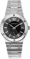 Versace Herren Uhr Armbanduhr GRECA LOGO VEVI00720 Edelstahl - Silber
