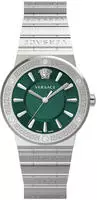 Versace Damen Uhr Armbanduhr GRECA LOGO VEVH00920 Edelstahl - Silber