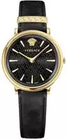 Versace - VE8100819 - Armbanduhr - Damen - V-Circle - Gold