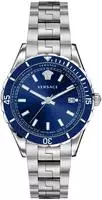 Versace Herren Uhr Armbanduhr Edelstahl Hellenyium VE3A00922 - Blau
