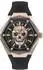 roségoldfarben, schwarz, Silikon: Philipp Plein The $kull Spikes 46 mm PWPWA