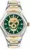 Edelstahl, grün, silberfarben: Philipp Plein The $kull Spikes 46 mm PWPWA