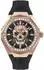 roségoldfarben, schwarz, Silikon: Philipp Plein The $kull Spikes 46 mm PWPWA