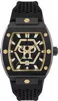 Philipp Plein The Hexagon Phantom Schwarz Herren Armbanduhr PWPUA0224