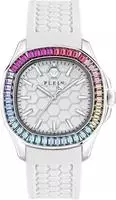 Philipp Plein Damenuhr Spectre Lady Rainbow - Silber