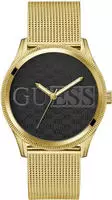 Guess Herren Uhr Armbanduhr REPUTATION GW0710G2 Edelstahl gold - Gold
