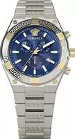 Versace Herren Uhr Armbanduhr Chronograph Sporty GRECA VESO00522 Edelstahl -...