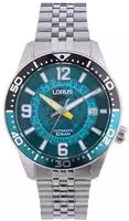 LORUS Automatikuhr Armbanduhr, Herrenuhr, Mechanische Uhr, Edelstahlarmband, analog,