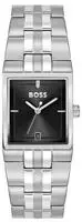 Quarzuhr BOSS "STRIVO", silberfarben, schwarz, Armbanduhren, Herren, Quarzuhr,