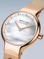 Bering 15527-364-GWP, Bering Max Ren&eacute; 15527-364-GWP Damenarmbanduhr Perlmutt female,