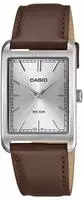 Casio MTP-B215L-7AVER Quarzuhr in Unisexgr&ouml;&szlig;e mit Lederband