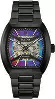 Bulova Automatikuhr Armbanduhr, Herrenuhr, Mechanische Uhr, Edelstahlarmband, analog