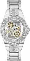Guess GW0302L1 Damen-Armbanduhr, Edelstahl-Geh&auml;use, Metall-Armband - Silber