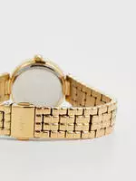 Guess Damen Uhr Armbanduhr CLARA GW0930L2 Edelstahl gold - Gold