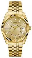 Guess Herren Uhr Armbanduhr JADEN GW0977G2 Edelstahl gold - Gold