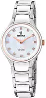 Festina Keramikuhr "Ceramic" Quarzuhr, Armbanduhr, Damenuhr, analog
