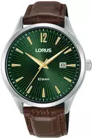 LORUS Quarzuhr Armbanduhr, Herrenuhr, Lederarmband, analog, Tag