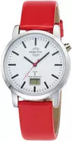 Master Time MTGA-10917-11L Herren-Funkarmbanduhr Daily Leder Rot